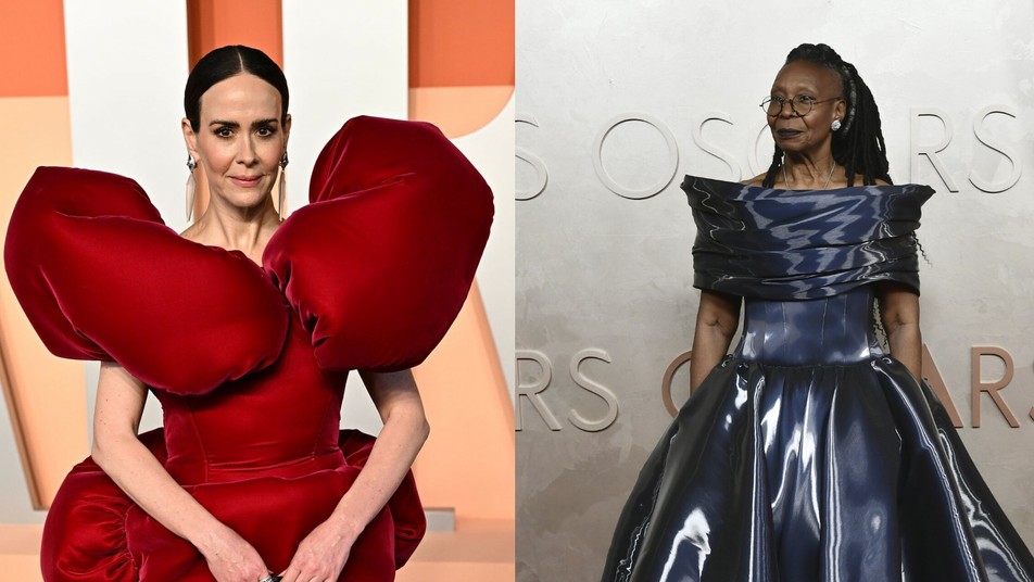 Sarah Paulson i Whoopi Goldberg na oscarowej gali