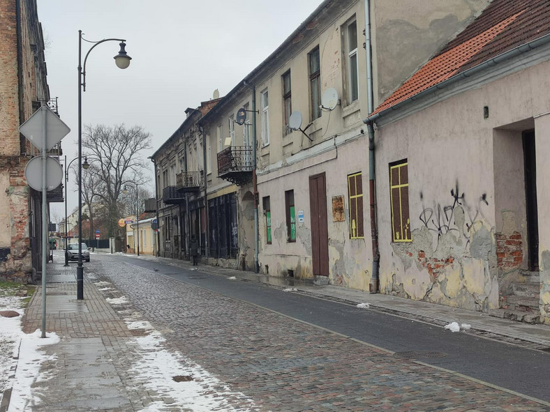 Uliczki nie zachęcają do zwiedzania