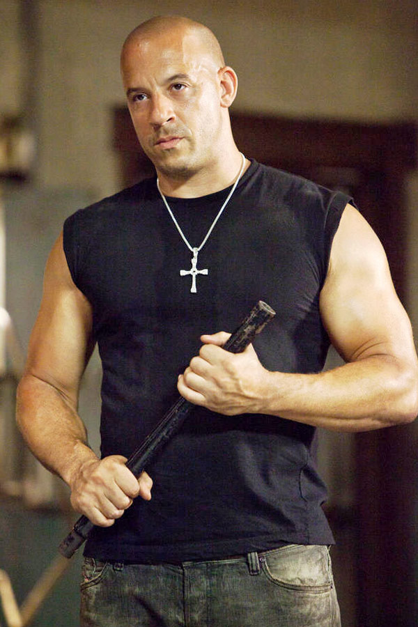 Vin Diesel jako Dominic Toretto w filmie "Szybcy i wściekli 5" (2011)