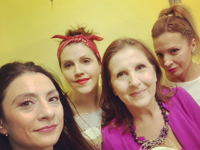 Anastasija Anja Mandić, Sena Đorović, Olga Odanović i Dubravka Mijatović