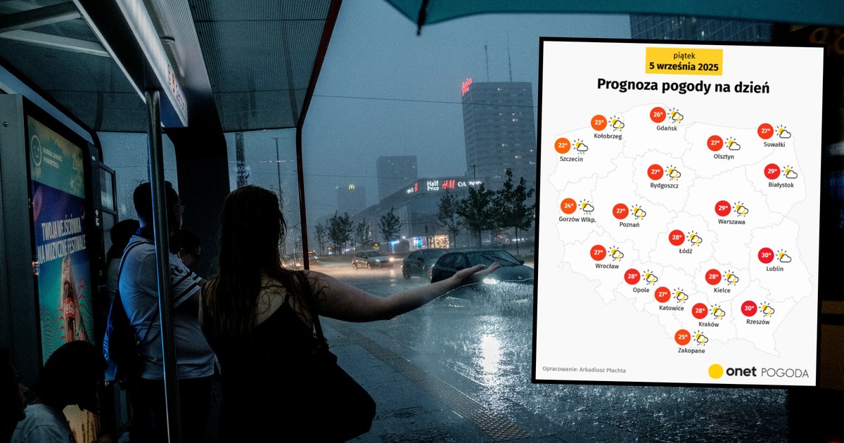 Nawałnice i upały zaatakują dziś Polskę. Te regiony będą najbardziej zagrożone [MAPY]