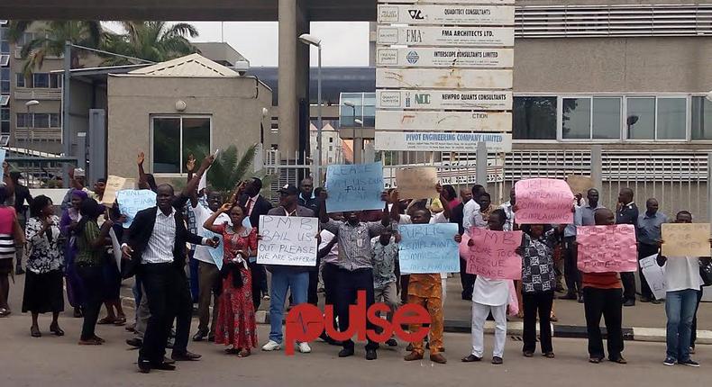 Protesters (This picture is for illustrative purposes).