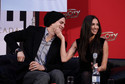 Demi Moore i Ashton Kutcher na konferencji przed galą charytatywną w Austrii