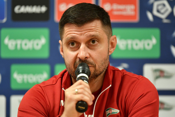 Trener Lechii Marcin Kaczmarek