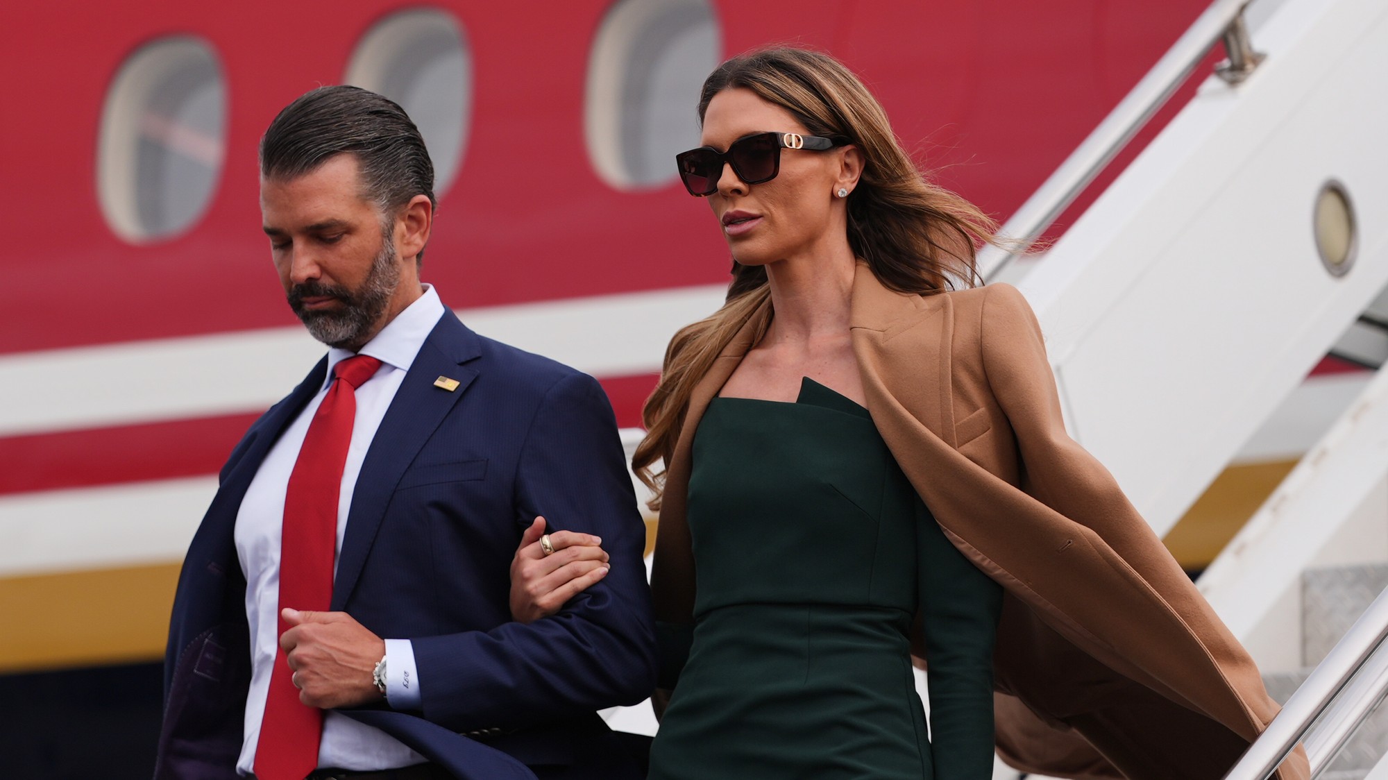 Donald Trump Jr. a jeho manželka Bettina
