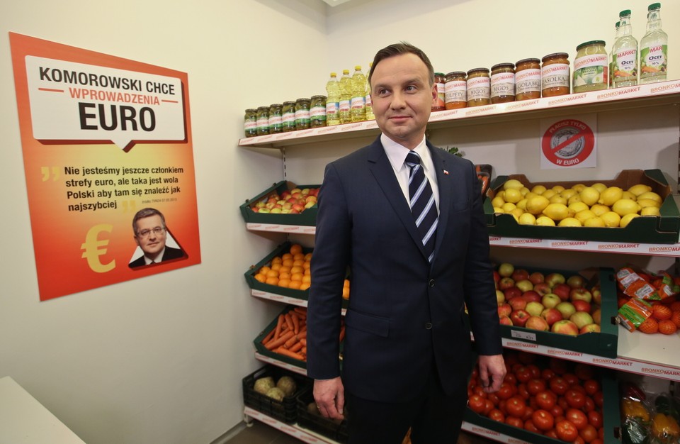 WARSZAWA PIS DUDA BRONKO-MARKET OTWARCIE (Andrzej Duda)