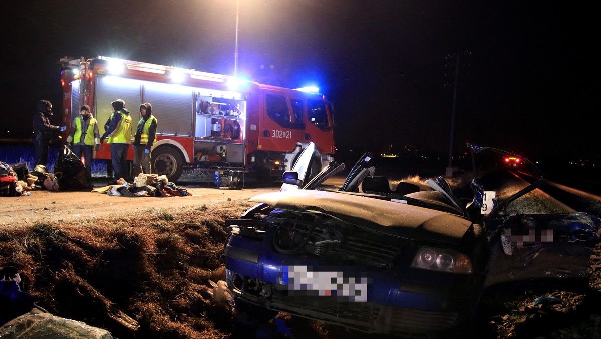 Cztery osoby zginęły w wyniku zderzenia samochodu osobowego z szynobusem, do którego doszło wieczorem pod Chmielowicami - poinformował oficer dyżurny KW Państwowej Straży Pożarnej w Opolu.