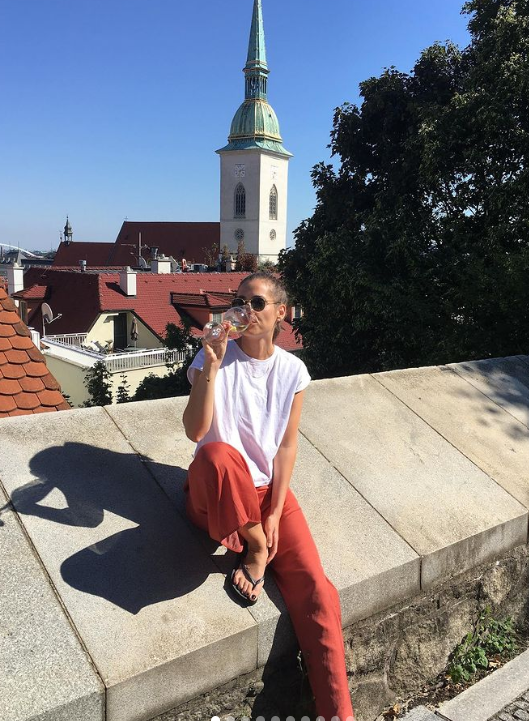 Moderátorka Lucia Hlaváčková. 