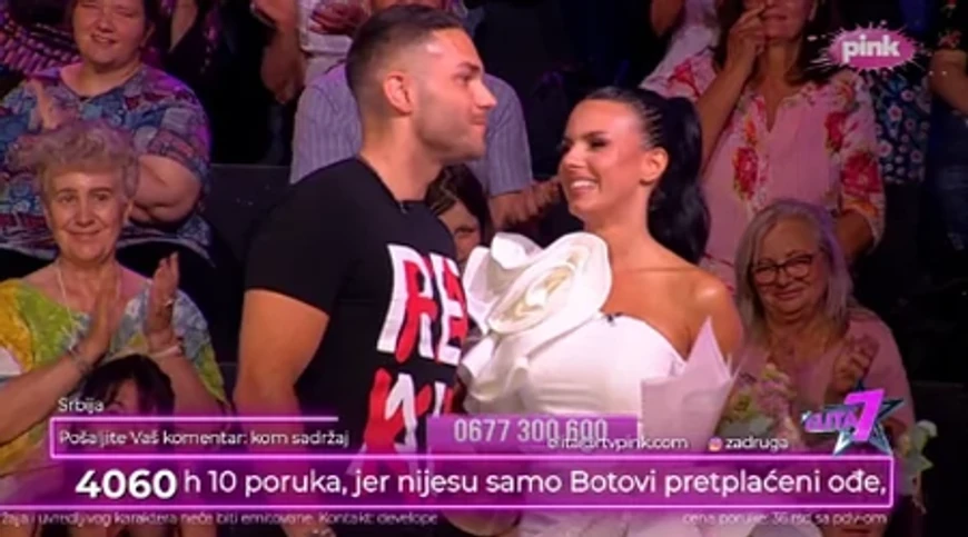 Anđelo Ranković i Anita Stanojlović (Foto: Screenshot TV Pink)