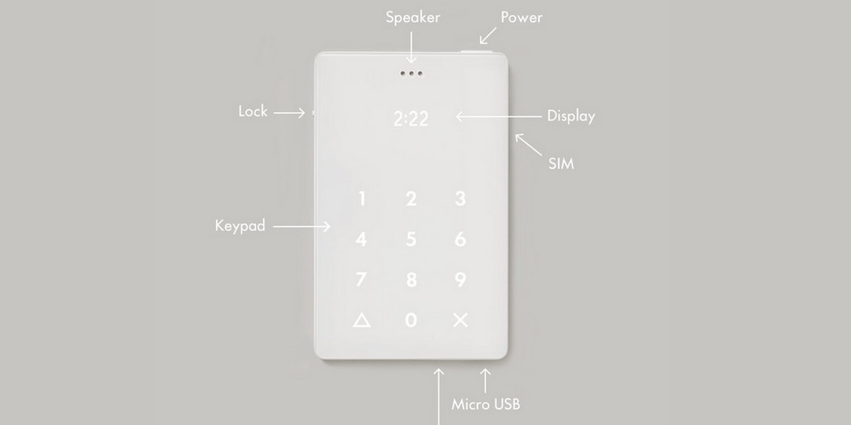 Light Phone kosztuje 150 dol., czyli ok. 600 zł. Dostępny jest w dwóch kolorach: białym i czarnym 