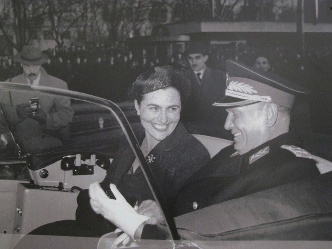 Josip Broz Tito sa Jovankom Broz