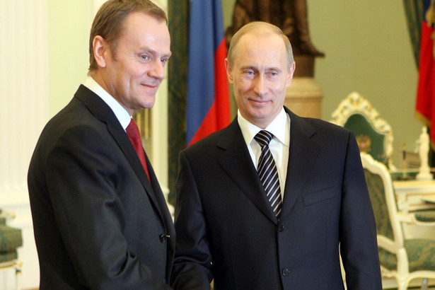 Donald Tusk, Władimir Putin