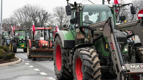Utrudnienia w ruchu drogowym. Jutro w Krakowie kolejny protest rolników