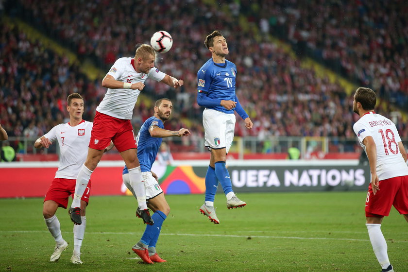 Polska - Wochy 0:1 w Lidze Narodów