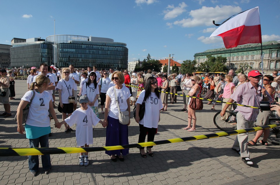 WARSZAWA HAPPENING KATASTROFA SMOLEŃSKA