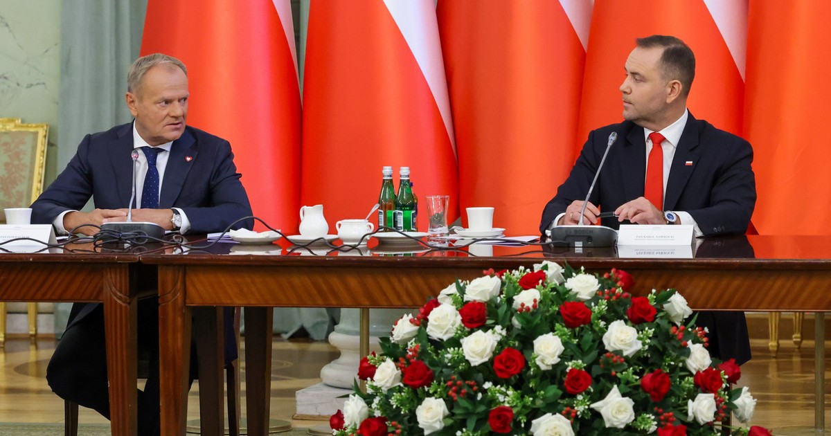 Karol Nawrocki przerwał Donaldowi Tuskowi. "Nie po to was zaprosiłem"