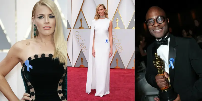 Busy Phillips, Karlie Kloss i Barry Jenkins wspierali organizację ACLU podczas rozdania Oscarów 2017