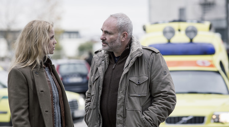 Saga és Martin szerepében Sofia Helin és Kim Bodnia (Fotó Médiaklikk)