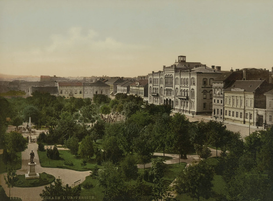 Njegova zadužbina danas je zgrada Rektorata BU