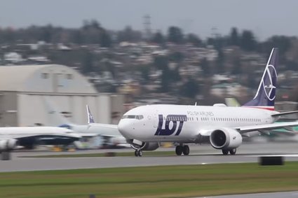 Pierwszy B737 MAX 8 dla LOT-u wzbił się w powietrze