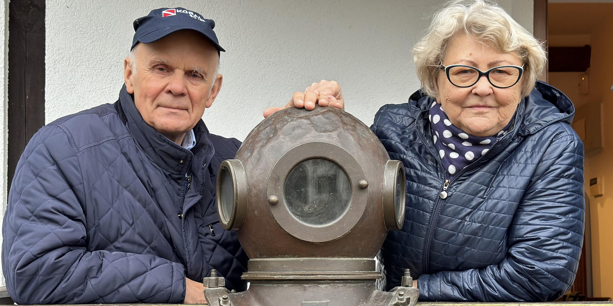 Alicja i Janusz nurkują razem od 60 lat.