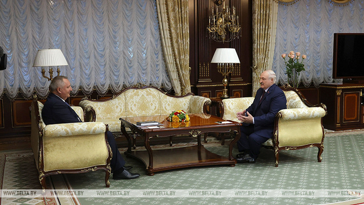 Łukaszenko spotkał się z Rogozinem. "Jestem gotów wykorzystać potencjał"