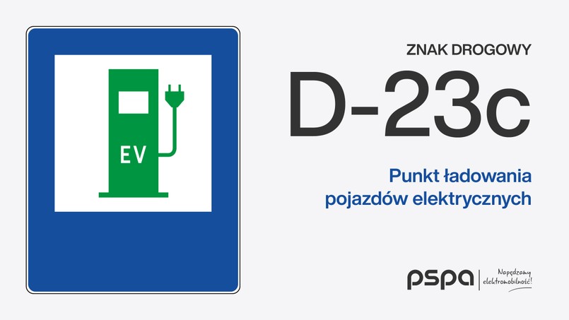 Nowe znaki drogowe dla kierowców samochodów elektrycznych