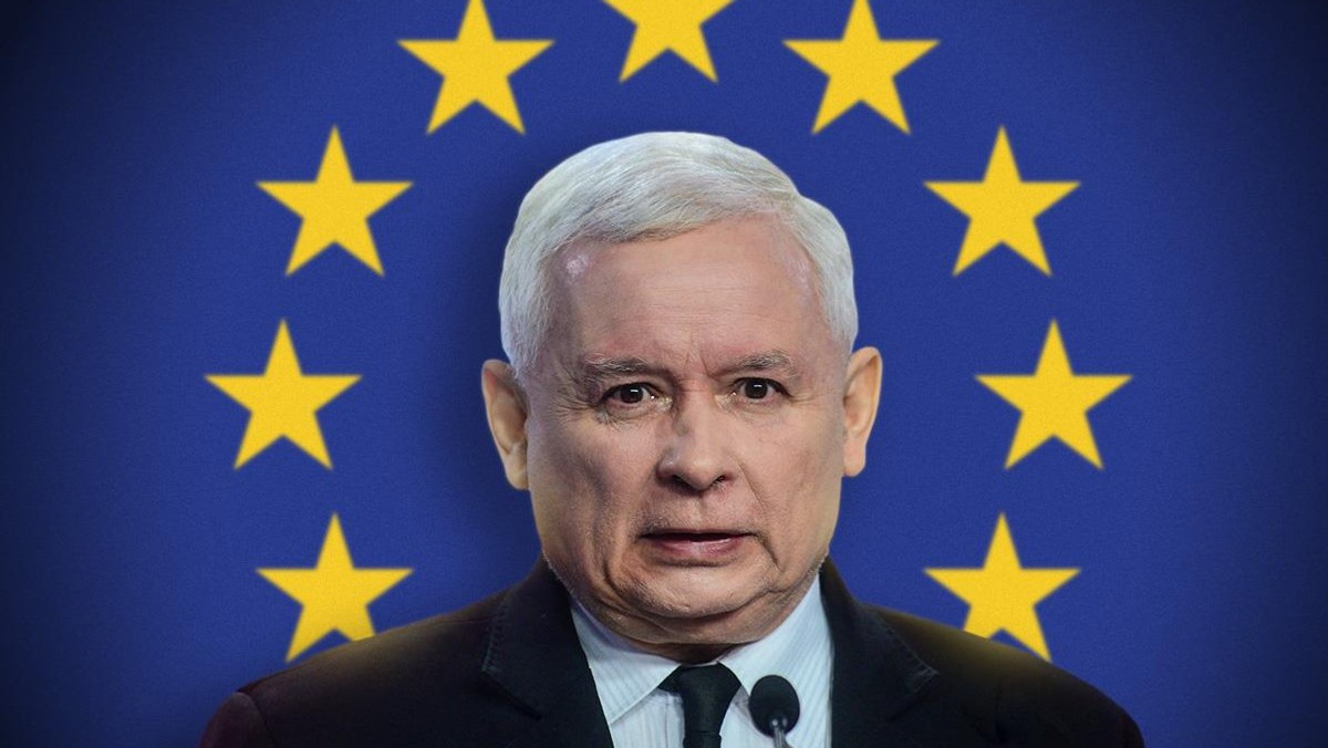 Jarosław Kaczyński i Unia Europejska 