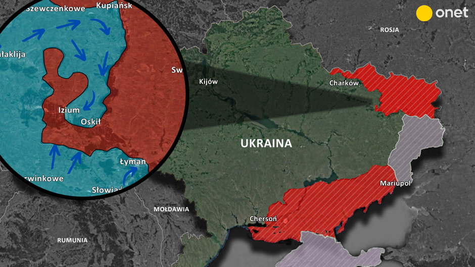 Trwa kontrofensywa armii ukraińskiej na kierunku charkowskim