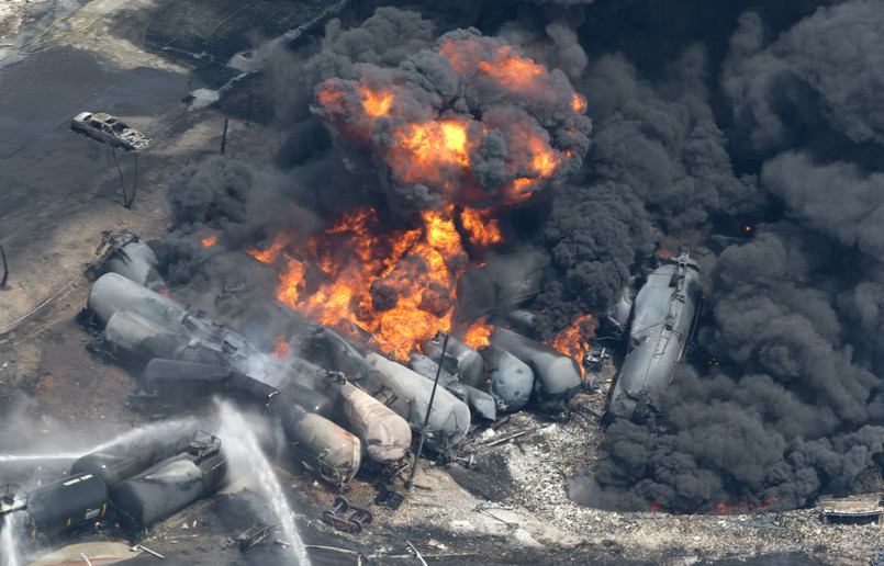 Nawet kilkadziesiąt osób mogło zginąć w katastrofie kolejowej w południowo-wschodniej Kanadzie.