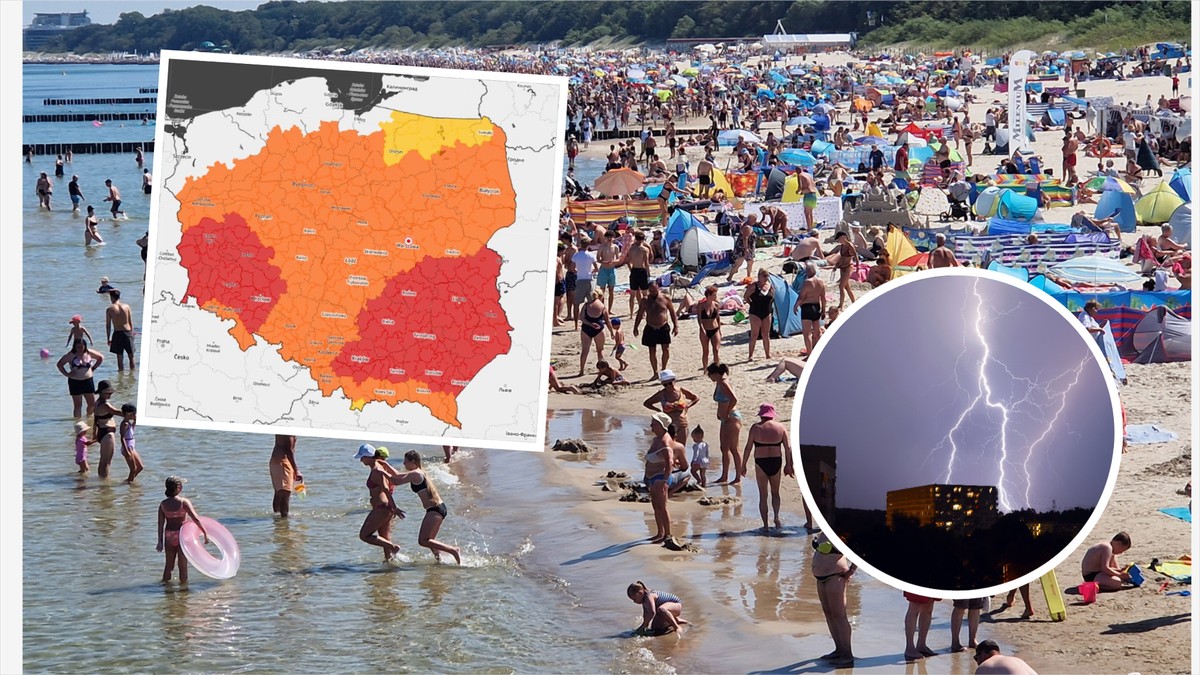 Pogoda gwałtownie zmieni się jeszcze dziś. Upał do 36 st. C, potem burze z gradem i wichury