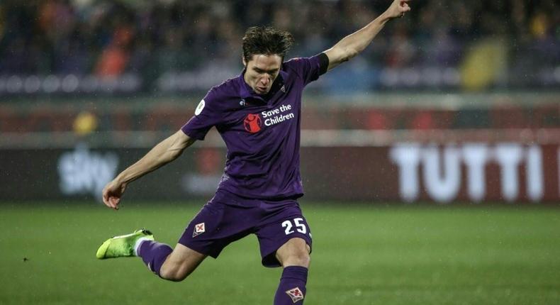 Federico Chiesa has scored 12 goals for Fiorentina in the league and Coppa Italia this season