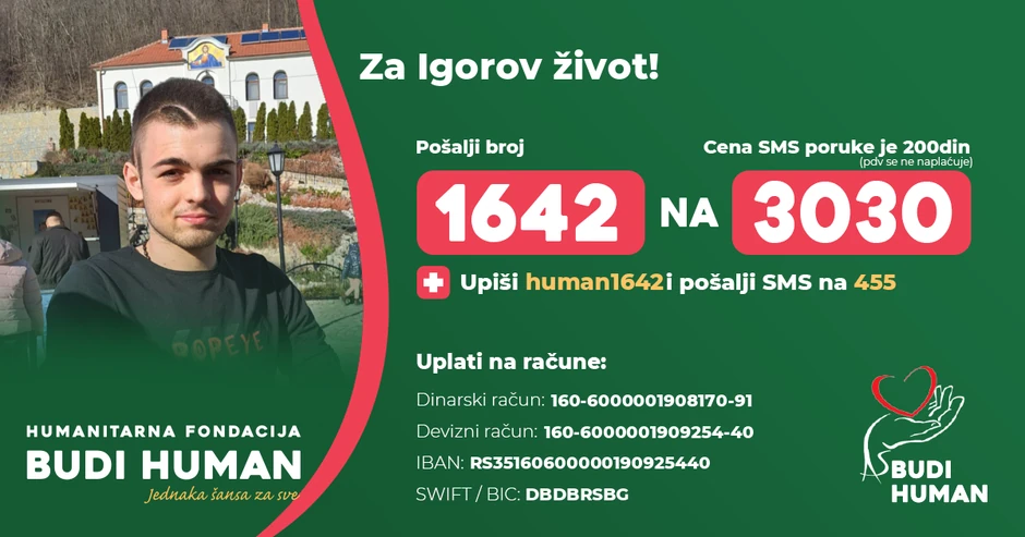 Budi human za Igora