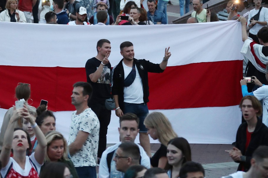 Protesty białoruskiej opozycji w Mińsku, 18.08.2020