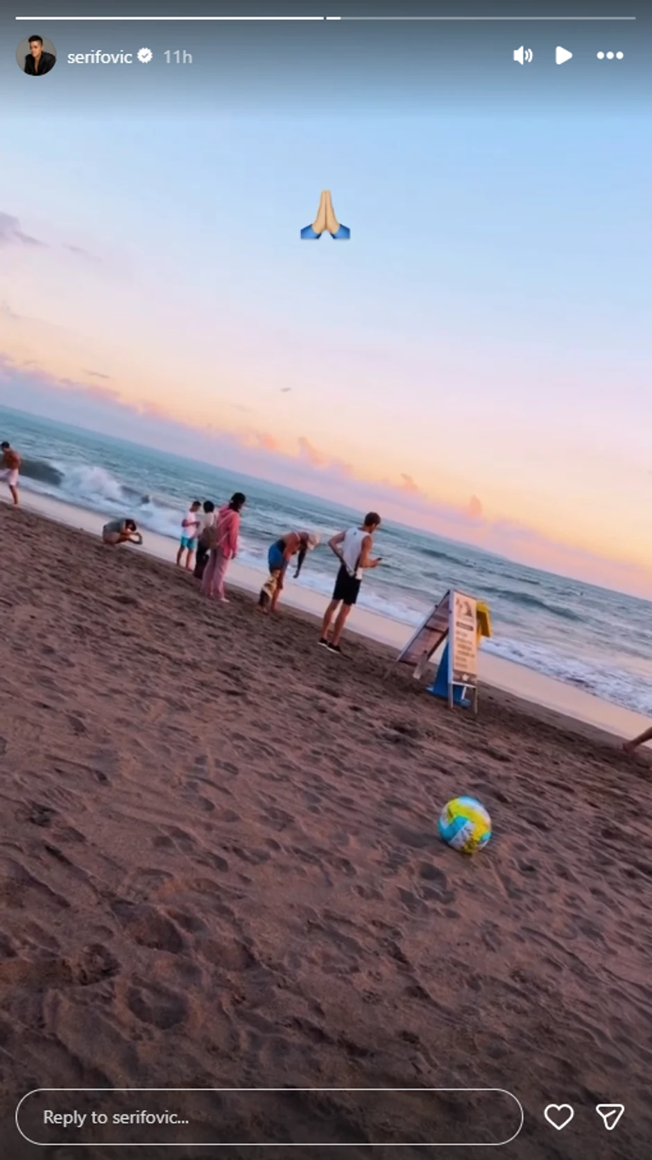 Marija Šerifović, objava