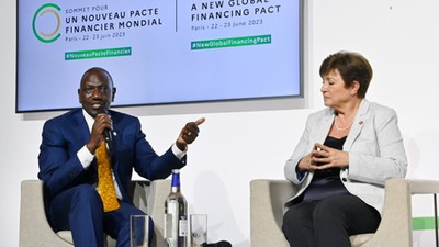 President William Ruto was speaking during a round-table with President of France Emmanuel Macron, International Monetary Fund Managing Director Kristalina Georgieva and the President of the World Bank Group Ajay Banga in the New Global Financial Pact Summit in Paris.
