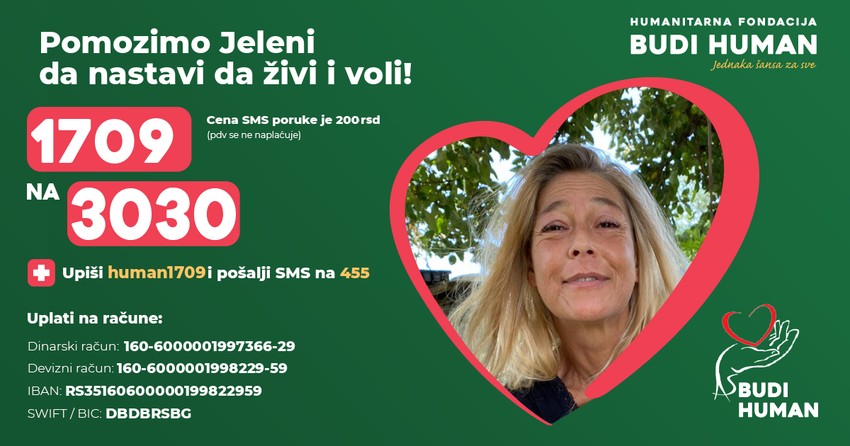 Budi human - Jelenin baner za pomoć