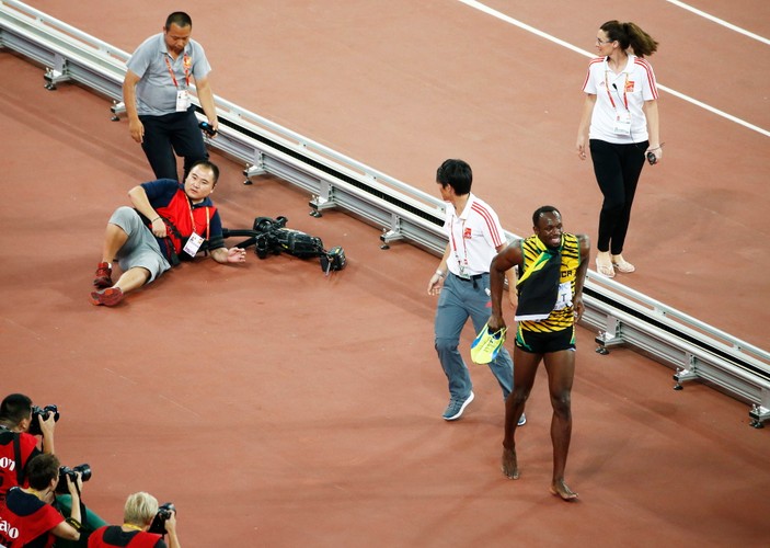 Kamerzysta rozjechał Usaina Bolta