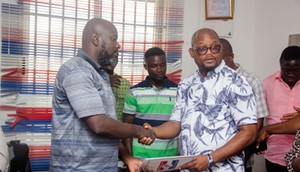 Joseph Addo files nomination to contest as NPP Parliamentary aspirant for La Dadekotopon