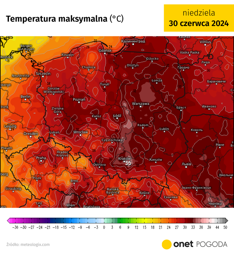 Potężny upał ogarnie całą Polskę