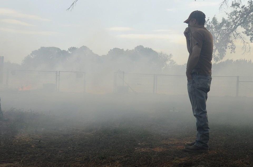 USA TEXAS WILDFIRES