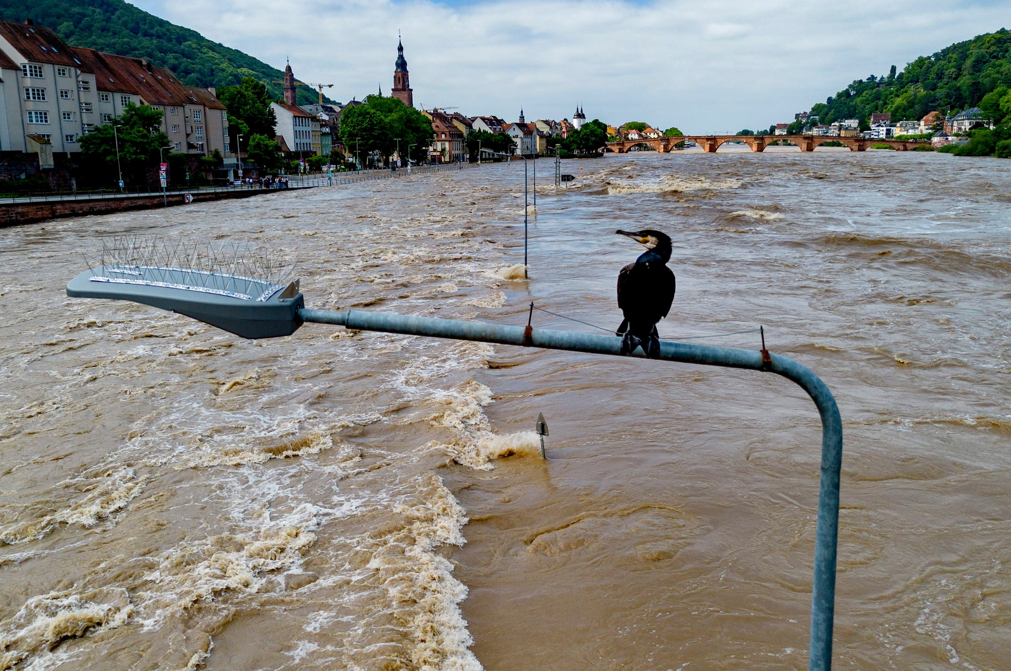 Oblasti v Bavorsku a Bádensku-Württembersku postihli silné povodne.