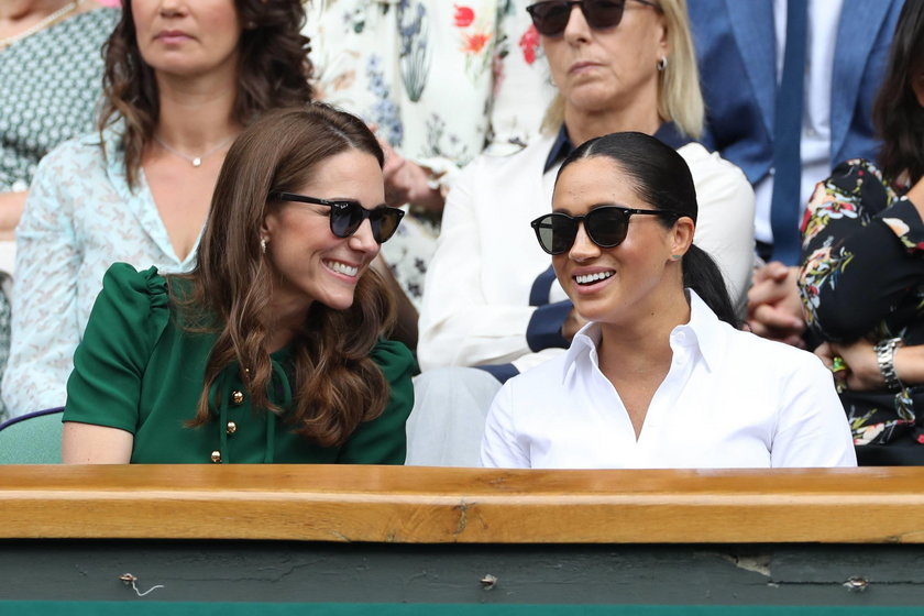 Księżna Kate i księżna Meghan na finale Wimbledonu