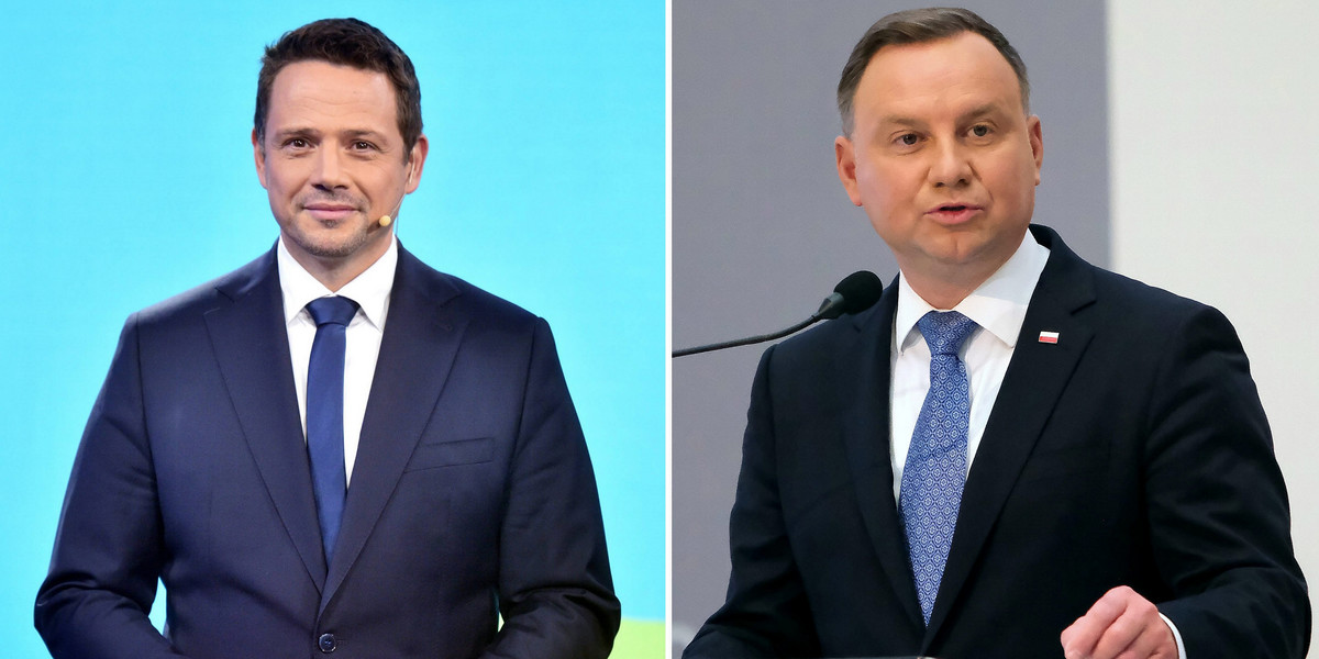 Rafał Trzaskowski i Andrzej Duda. 