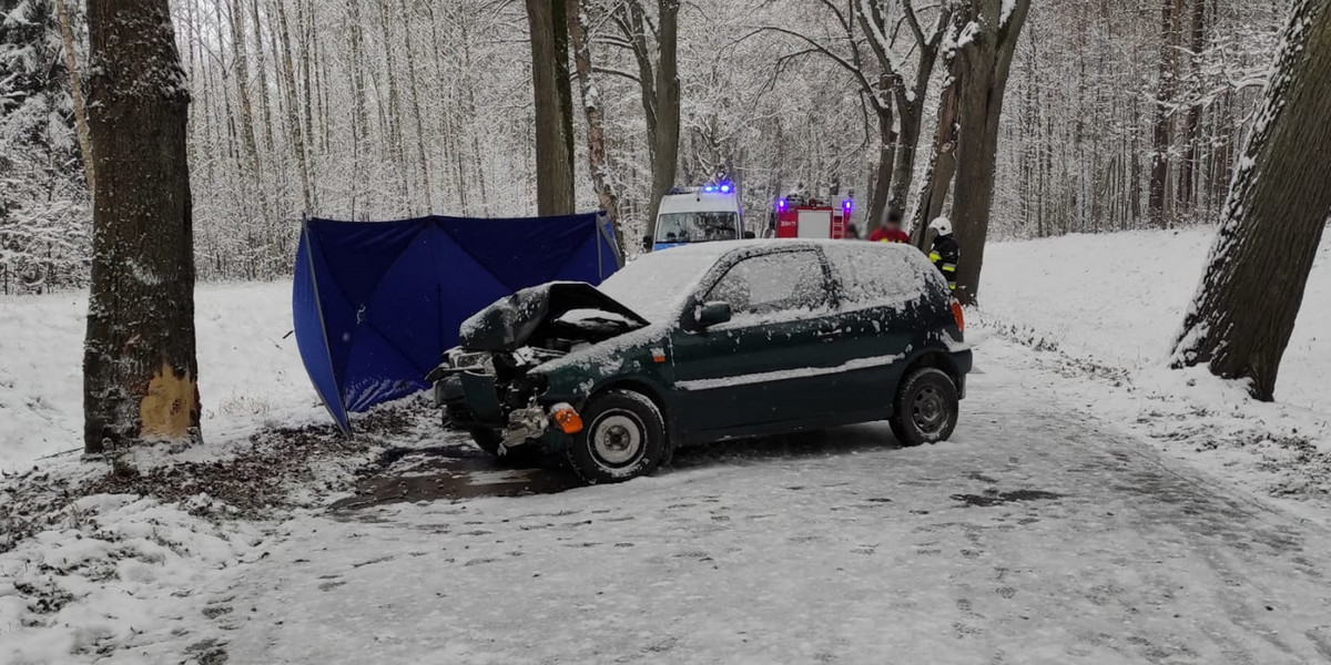 Tragiczna śmierć seniora. Dramat pod Olsztynem.