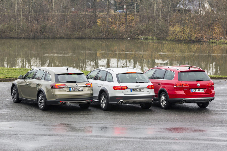 Używane kombi idealne na złe drogi - Passat Alltrack kontra A4 Allroad i Insignia Country Tourer