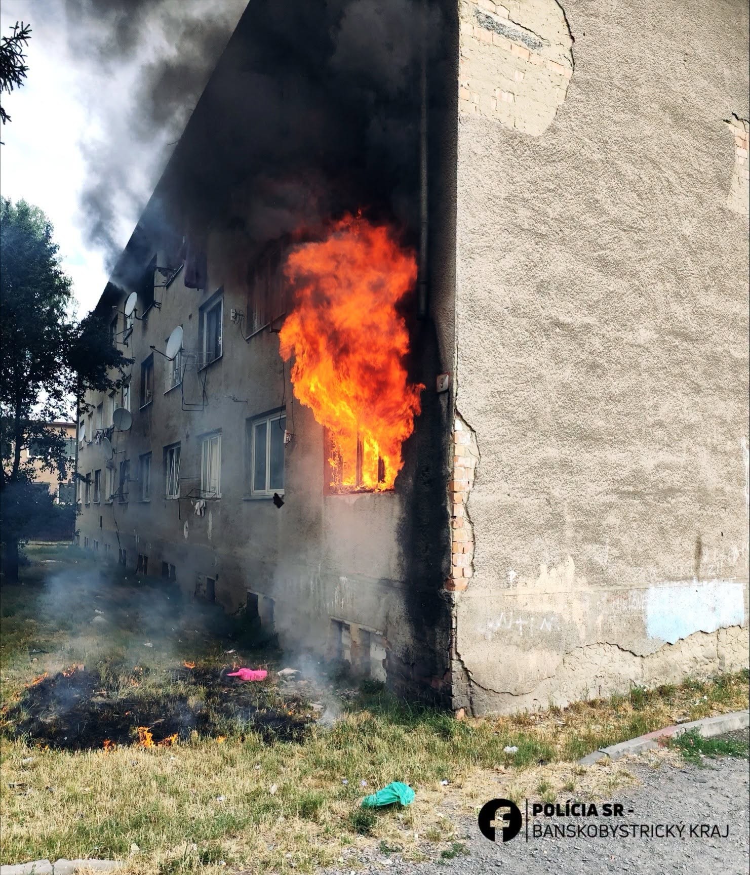 Požiar bytu vo Fiľakove.