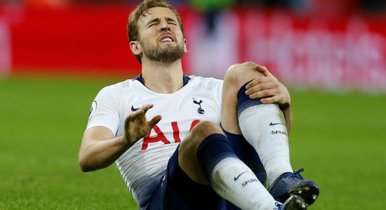Harry Kane will be out until March with ankle ligament damage