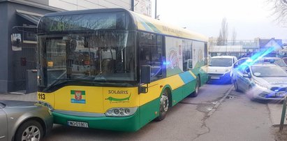 Szokujące sceny w Ostrołęce. Autobus zniknął z zajezdni