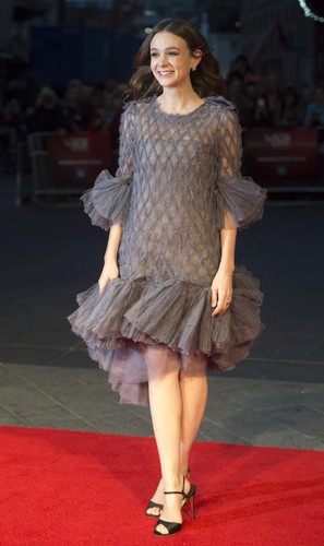 Carey Mulligan na premierze 'Sufrażystki' w Londynie